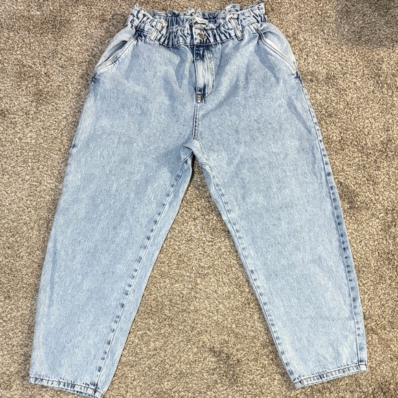 Zara Denim - Zara Sky Blue High-Rise Women's Jeans